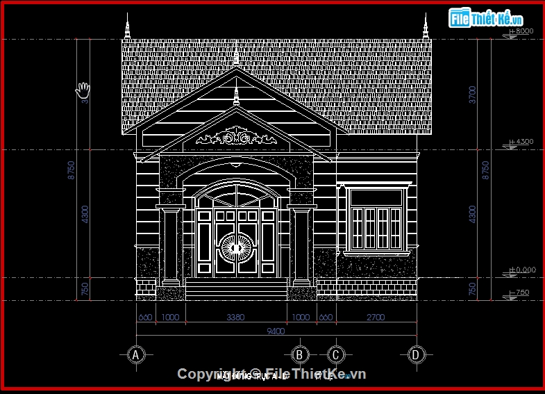 Biệt thự vườn,cad biệt thự 1 tầng,su biệt thự 1 tầng